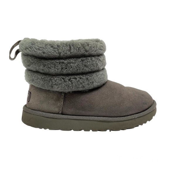 Ugg Fluff Quilted Classic mini boots sz 7 - Picture 1 of 16